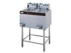 落地式單缸雙篩電炸爐（lú）