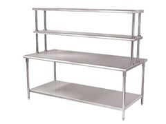 雙層工作台連上二層座台架